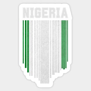 Nigeria flag, nigerian flag Sticker
